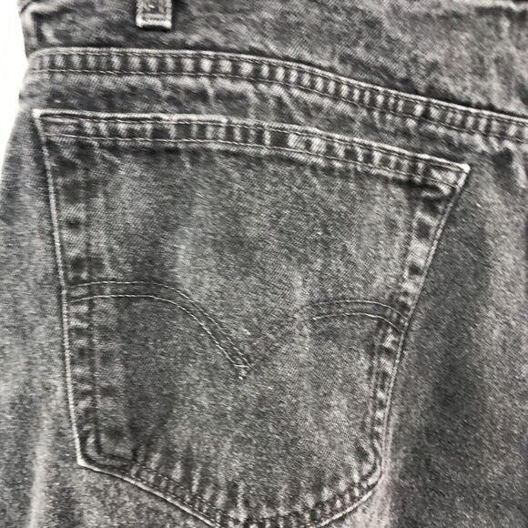 Vintage Levis 545 Loose Fit Straight Leg Black Jeans Size 38/38 (40/32) Mens - Picture 7 of 12